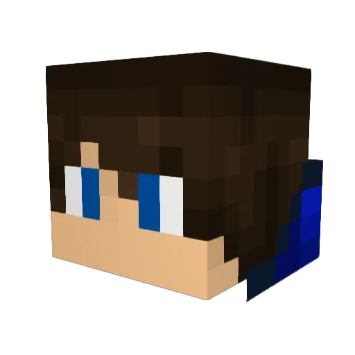 jakecake12345 Minecraft avatar head, 3D render