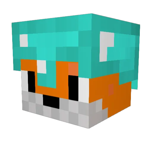 jakedabomb16 Minecraft avatar head, 3D render