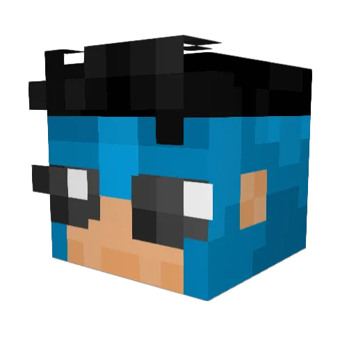 jakedaslayer123 Minecraft avatar head, 3D render