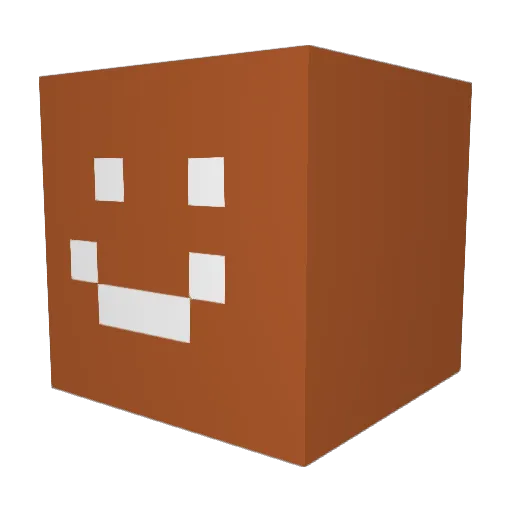 jakejackaman Minecraft avatar head, 3D render