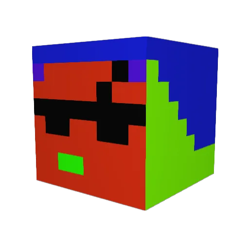 jakejake86 Minecraft avatar head, 3D render