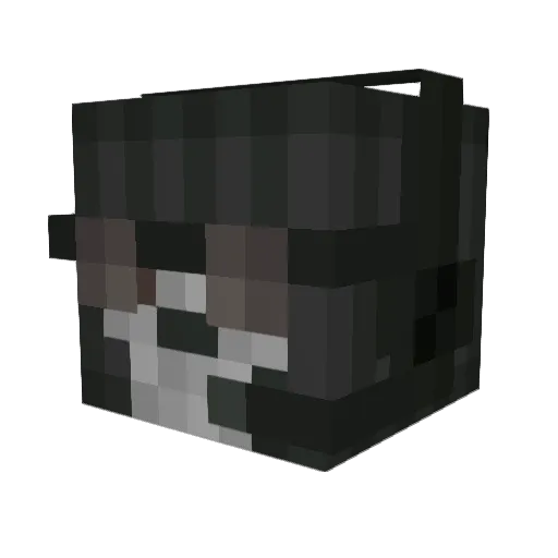 jakekobe Minecraft avatar head, 3D render