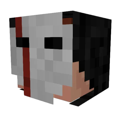 jakepro127 Minecraft avatar head, 3D render