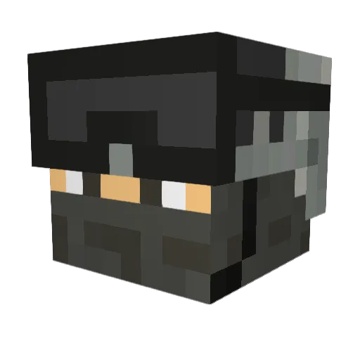 jakers08 Minecraft avatar head, 3D render
