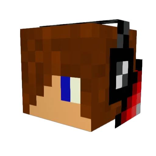 jakers181008 Minecraft avatar head, 3D render