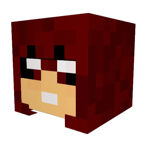 jakesson Minecraft avatar head, 3D render