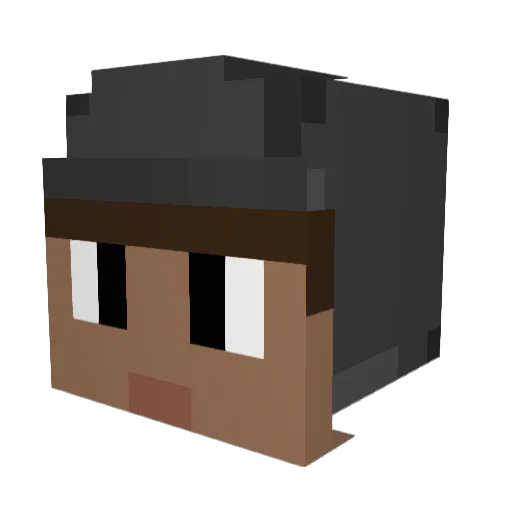 jakeswinds Minecraft avatar head, 3D render