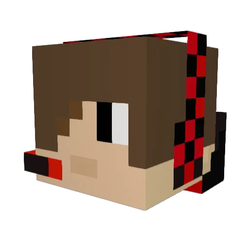 jaketanderson Minecraft avatar head, 3D render