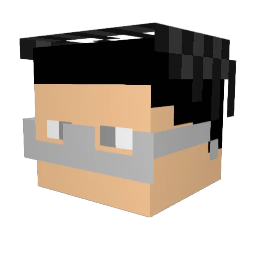 jakethekid4 Minecraft avatar head, 3D render