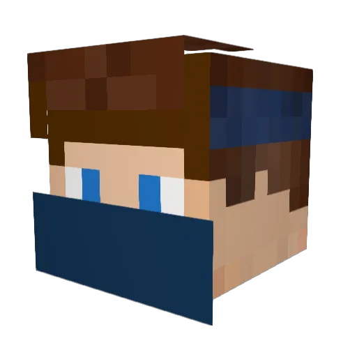 jakethelantern Minecraft avatar head, 3D render