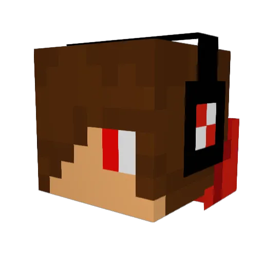 jaketheman2004 Minecraft avatar head, 3D render