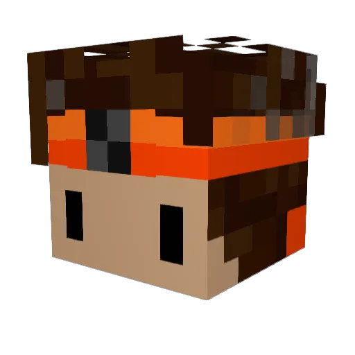 jakey_pal Minecraft avatar head, 3D render