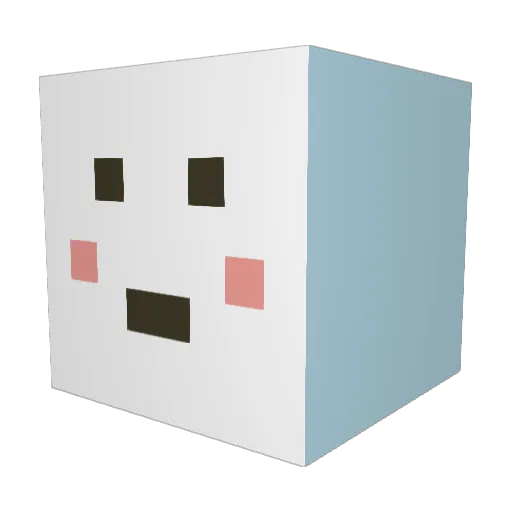 jakeybae Minecraft avatar head, 3D render