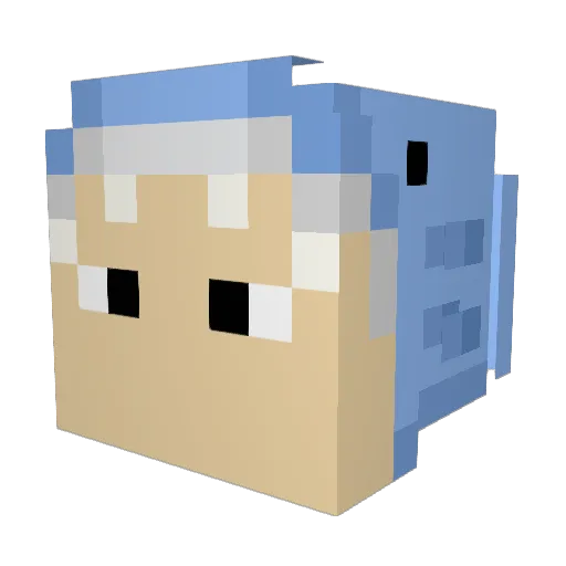 jakeyboy0404 Minecraft avatar head, 3D render