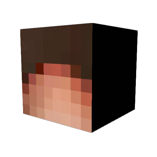 jakeymaneatingup Minecraft avatar head, 3D render