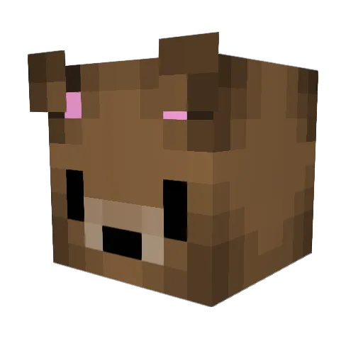 jaki_PvP Minecraft avatar head, 3D render