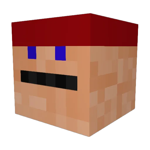 jaki_oo Minecraft avatar head, 3D render