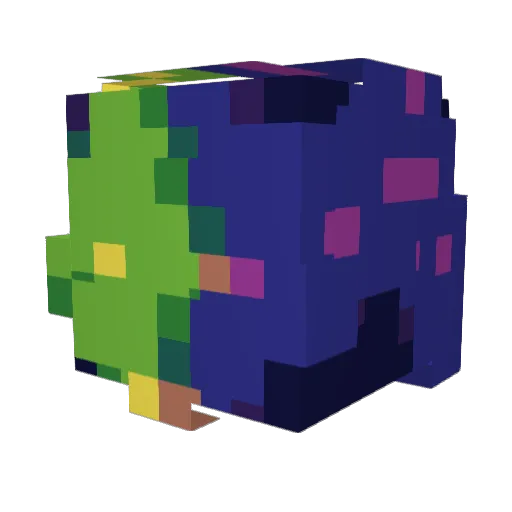 jaknn Minecraft avatar head, 3D render