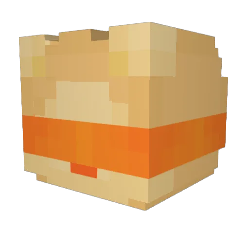 jako2312_2 Minecraft avatar head, 3D render