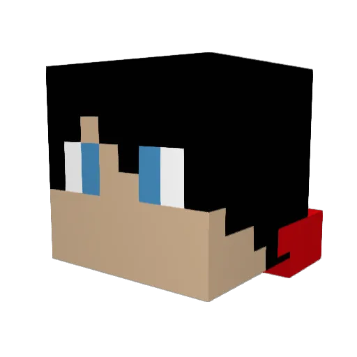 jakoavain03 Minecraft avatar head, 3D render