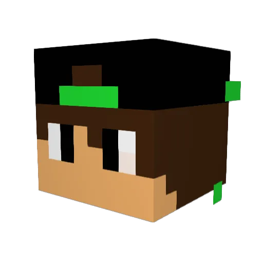 jakob1379 Minecraft avatar head, 3D render