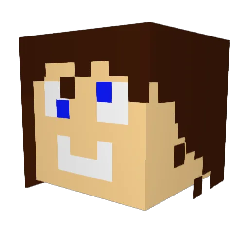jakobO10 Minecraft avatar head, 3D render