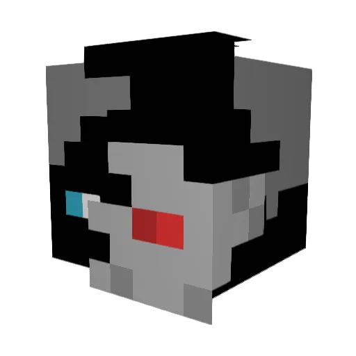 jakobgott Minecraft avatar head, 3D render