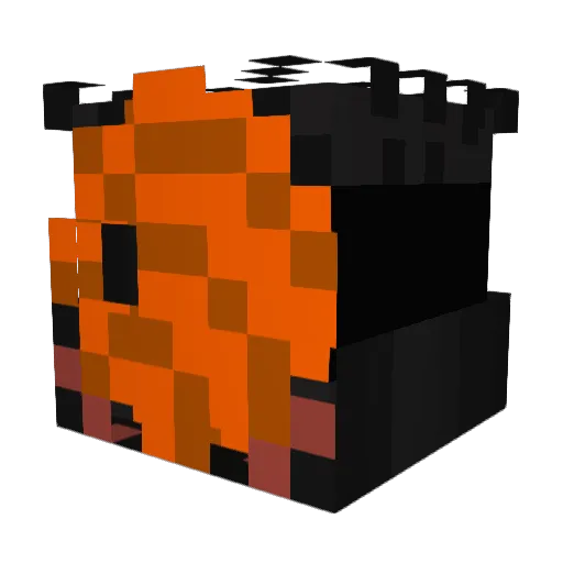 jakobson Minecraft avatar head, 3D render