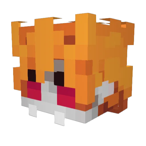 jakorcuppa Minecraft avatar head, 3D render