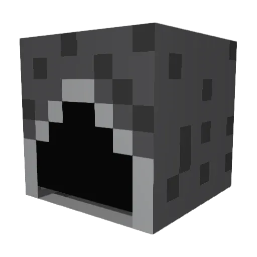 jakpack_ Minecraft avatar head, 3D render