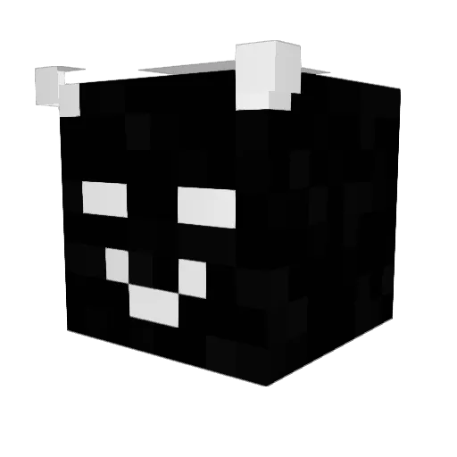 jaksura Minecraft avatar head, 3D render
