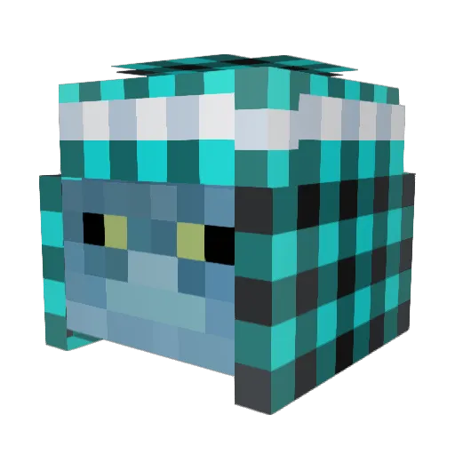 jakub_baton Minecraft avatar head, 3D render