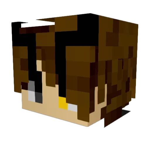 jakub_psz Minecraft avatar head, 3D render