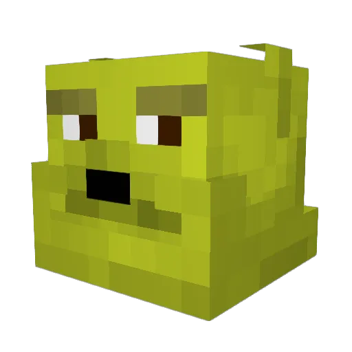 jakupko Minecraft avatar head, 3D render
