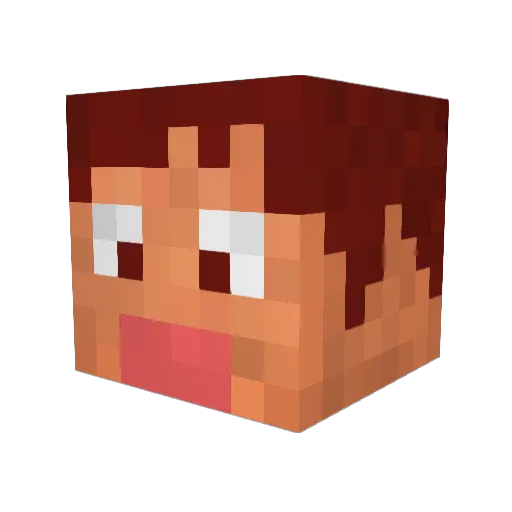 jalanstrom Minecraft avatar head, 3D render