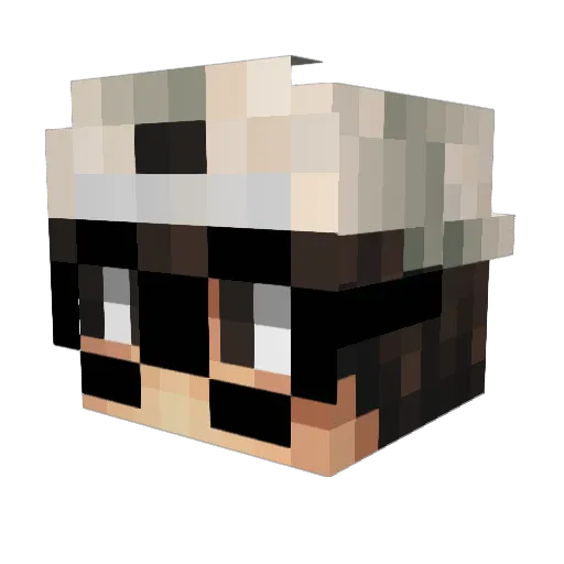 jalapeno69_ Minecraft avatar head, 3D render