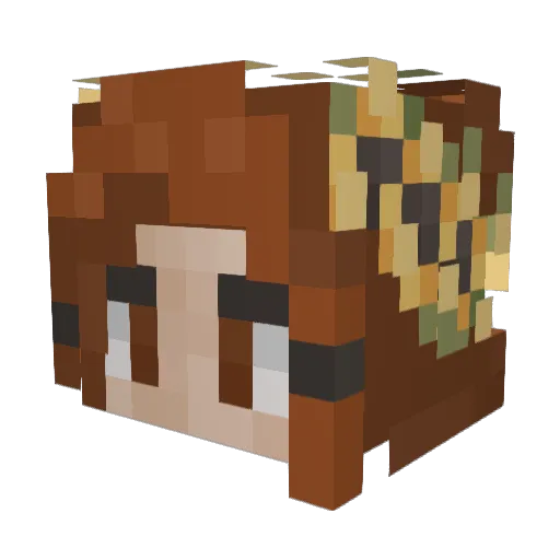 jallama19 Minecraft avatar head, 3D render