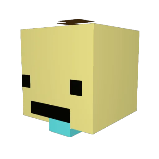 jaloko1 Minecraft avatar head, 3D render