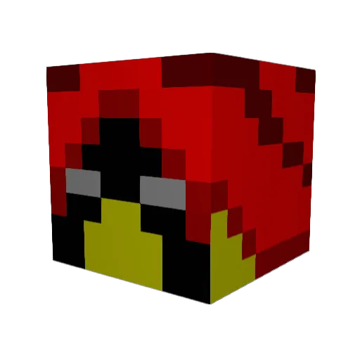 jam3tron Minecraft avatar head, 3D render