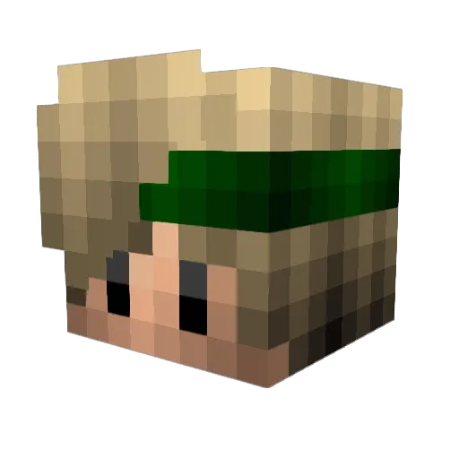 jam4596 Minecraft avatar head, 3D render