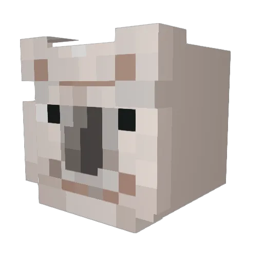 jamMmmiN Minecraft avatar head, 3D render