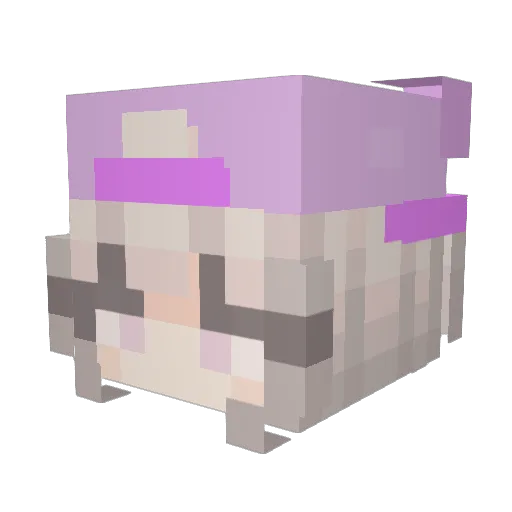 jam_cat1 Minecraft avatar head, 3D render