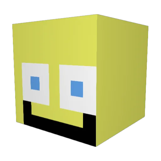 jamaldiarrhea Minecraft avatar head, 3D render