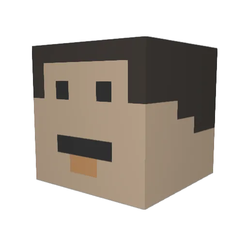 jamalthaballa Minecraft avatar head, 3D render