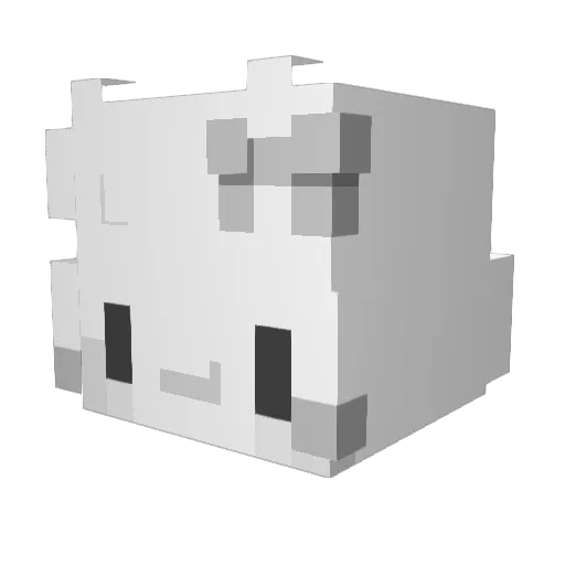 jamangko Minecraft avatar head, 3D render