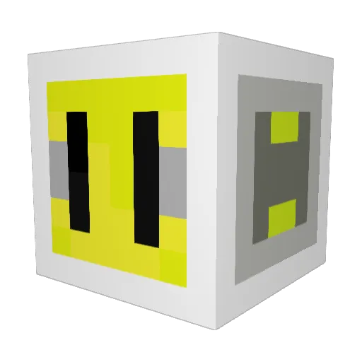 jamast Minecraft avatar head, 3D render