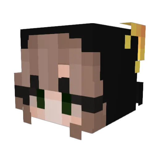 jambizzio Minecraft avatar head, 3D render