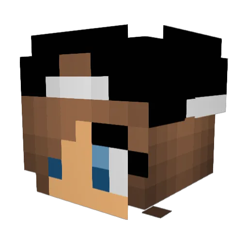 jambor12 Minecraft avatar head, 3D render
