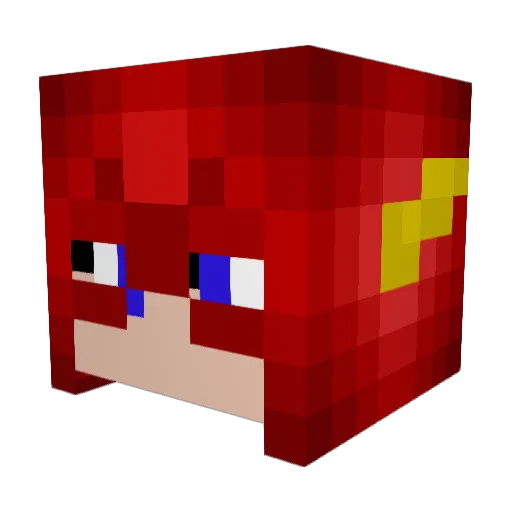 jamcob83 Minecraft avatar head, 3D render