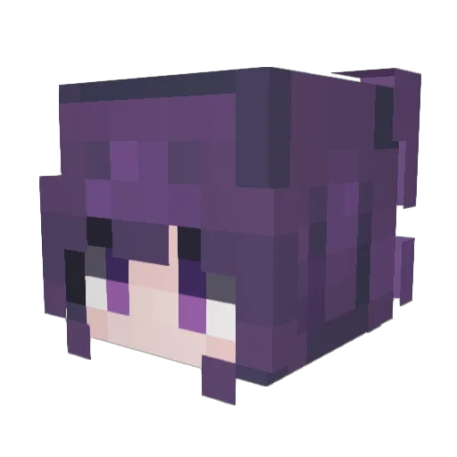 jamel Minecraft avatar head, 3D render
